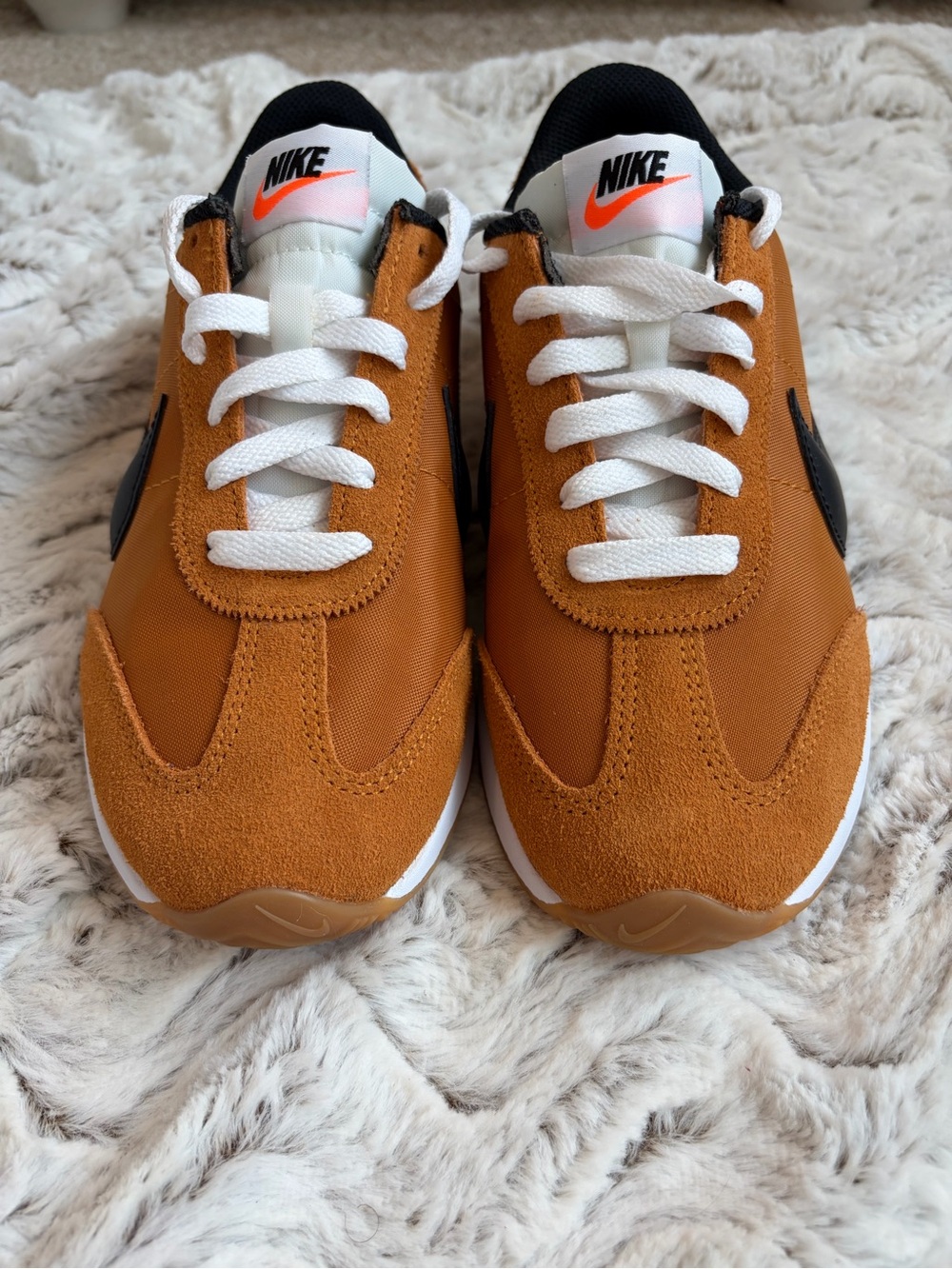 Nike Women’s Orange/Tan Retro Runner Sneakers